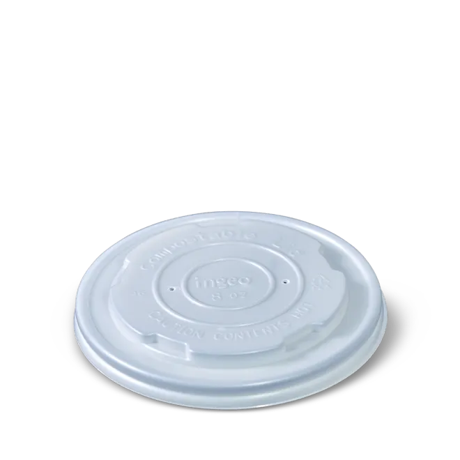 [LID-PP8-500] Lid PP For 8oz Kraft Soup Bowl (500pcs/ctn)25pcsx20slvs