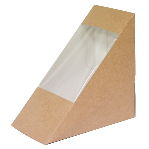 Sandwich window box kraft Large (500pcs/ctn)