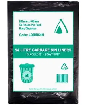 Bin Liner Bag 54L (ROLL)