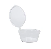 [CONT-SCEPP-1000] Sauce Container PP 2oz with Hinged Lid (1000pcs/Ctn) For Kitchen use/Food Preparation