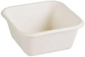 [BOWL-SC250SQ-500] Container Natural Fibre White 250ml(500pcs)50pcsx10slvs