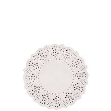 Doiley paperlace round white 4.5 inch (2000pcs)