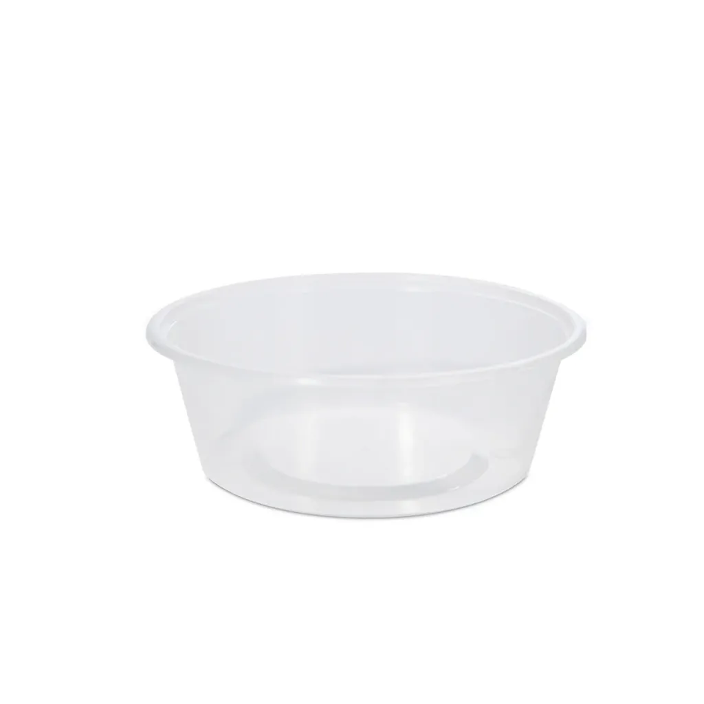 [CONT-RND250-500] Container Round PP 250ML With Lids(500pcs)50pcsx10slvs For Kitchen use/Food Preparation