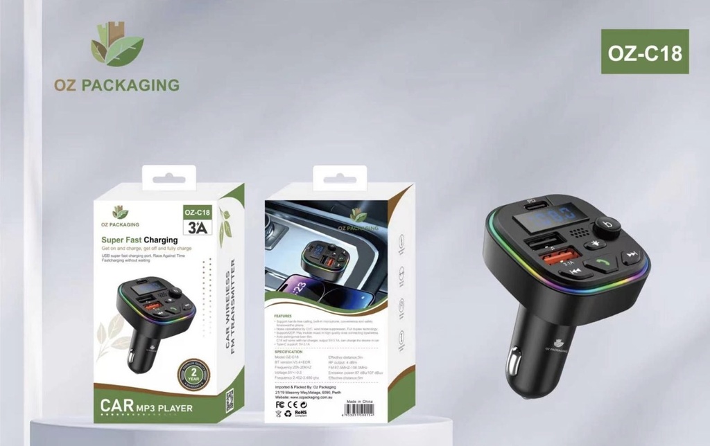 Super fast charging with car mp3player