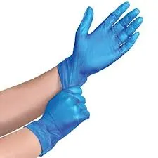 [GLOVES-PFBL-1000] Vinyl Powder Free Gloves Large Blue (1000pcs)100pcsx10pkts