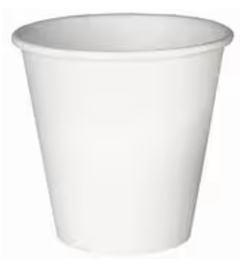 [CUP-DWW12-500] Coffee Cup DW White 12oz (500pcs/ctn)50Pcsx20slvs