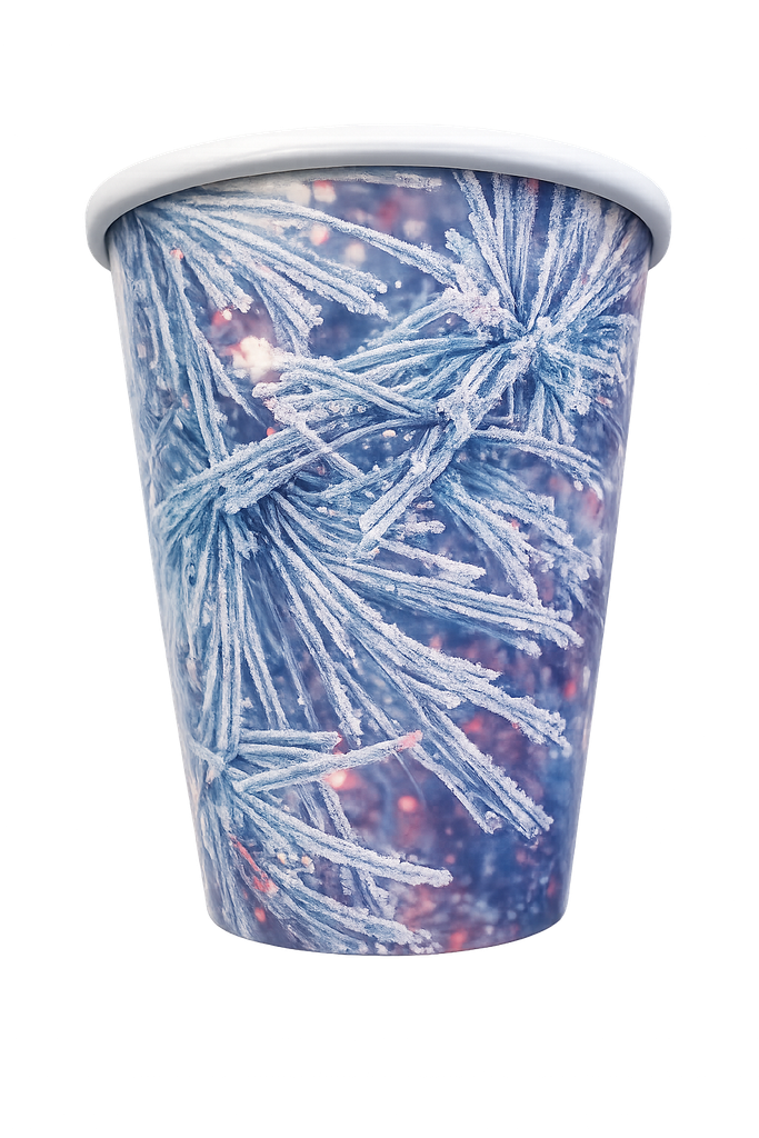 12oz Art Printed Single wall Coffee Cup (1000pcs/ctn)