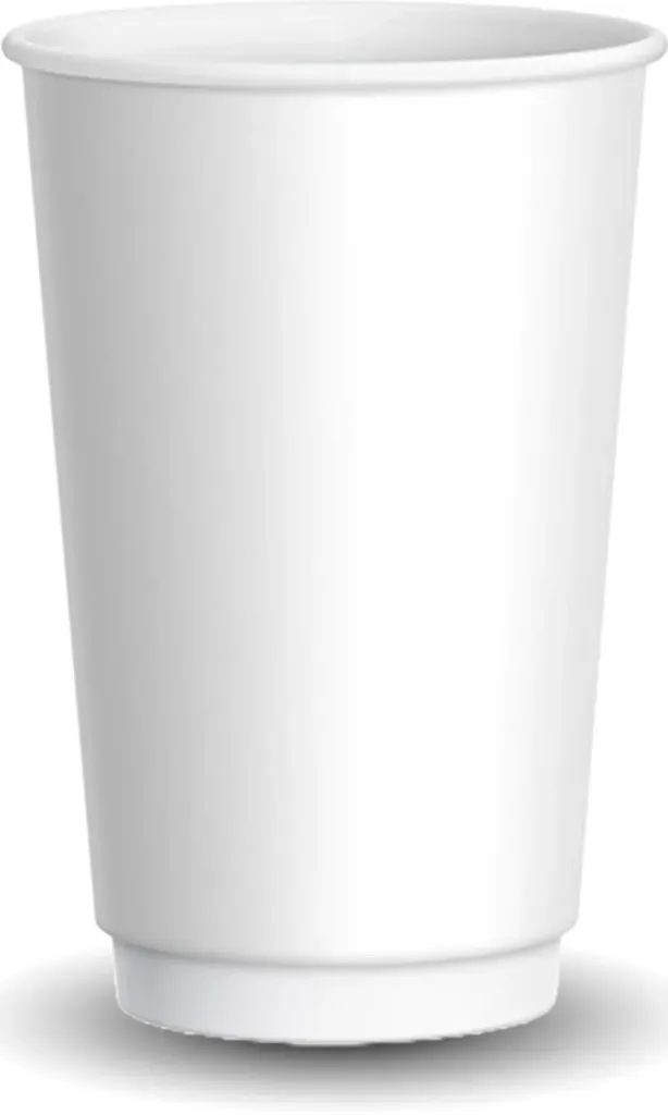 [CUP-DWW16-500] Coffee Cup White DW 16oz (500pcs/ctn)25pcsx20slvs