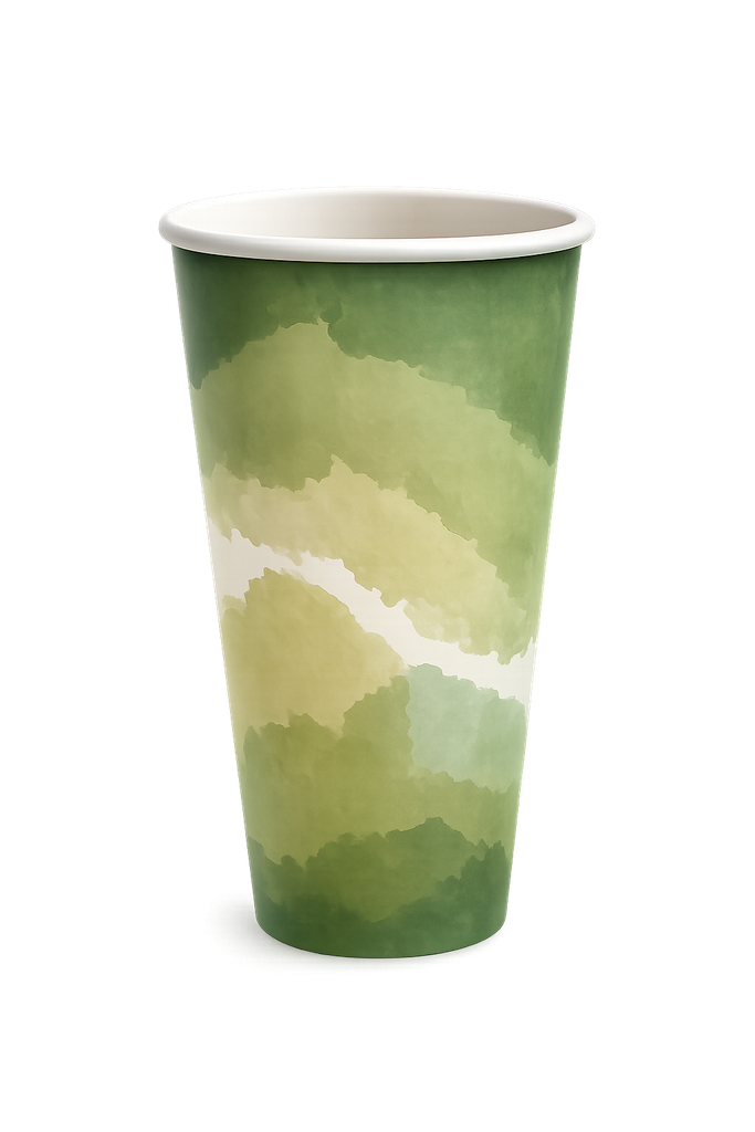 16oz Art Printed Single wall Coffee Cup (1000pcs/ctn) premium