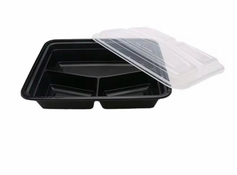 3 Compartment Container & Lid PP (150pcs/ctn)