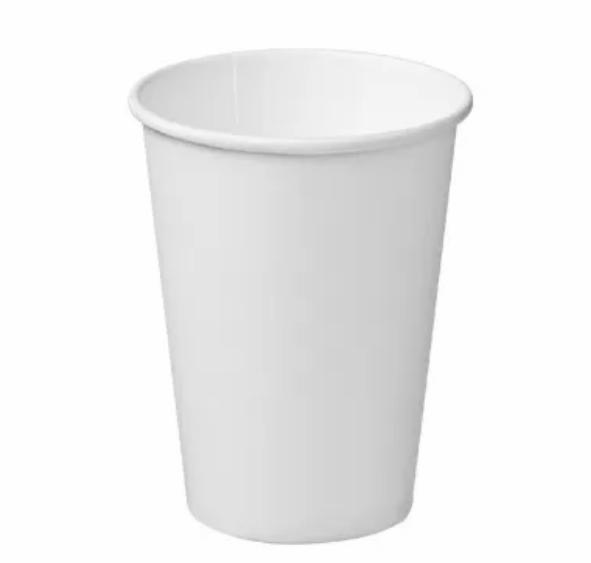 12oz PLA White single wall coffee cup (1000pc/ctn)