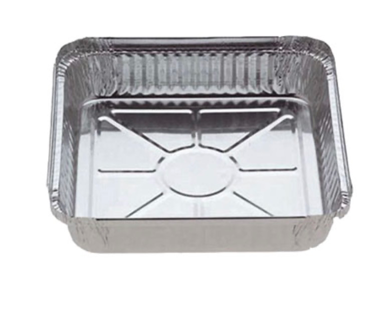 Square 9"x9" Alum Foil Cont with PP Lids.(360pcs/ctn)
