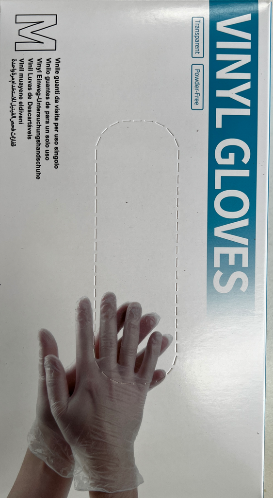 Vinyl Powder Free (M) Gloves