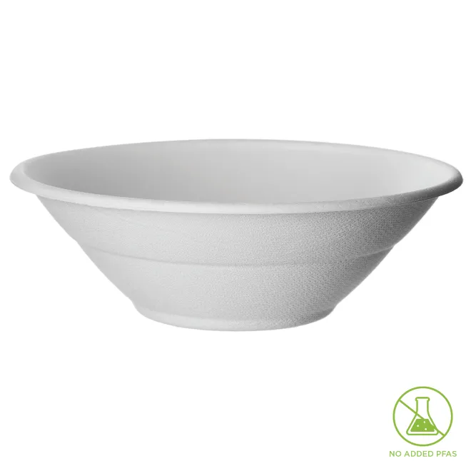 [BOWL-SC32-500] Noodle Sugarcane Bowl 32oz (500pcs/ctn)125pcsx4slvs