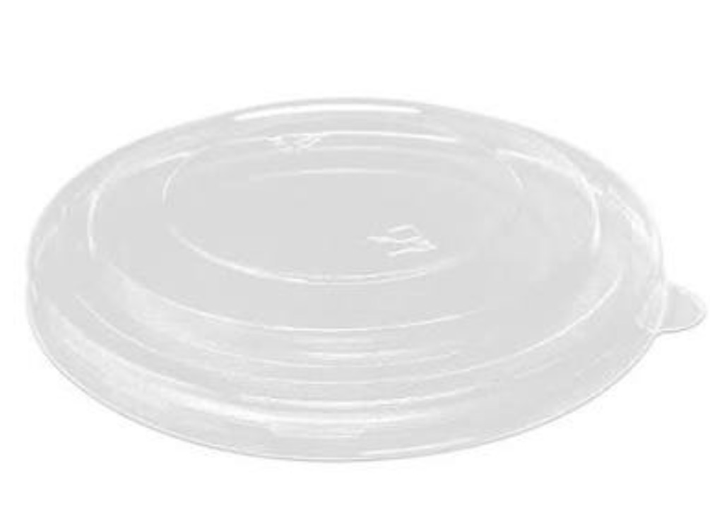 Lid for 24/32/40oz Pla Flat Noodle Sugercane Bowl (500pcs/ctn)25pcsx20slvs For Kitchen use/food prep