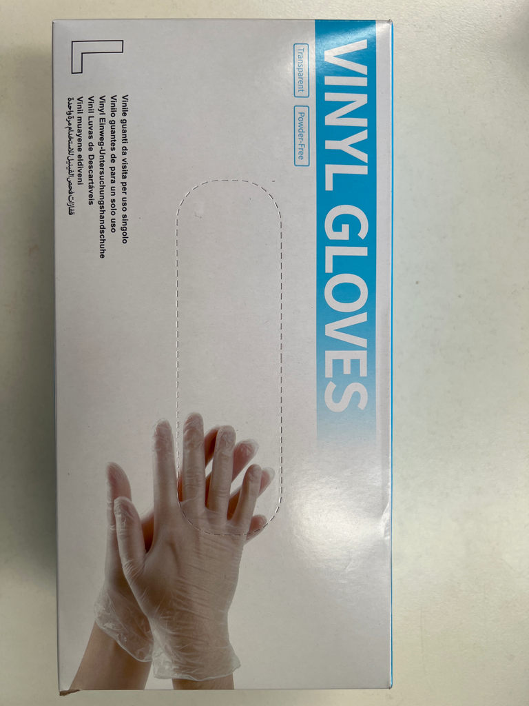Vinyl Powder Free (L) Gloves